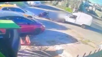 Foto: captura de video en el momento del accidente en Conciliación.