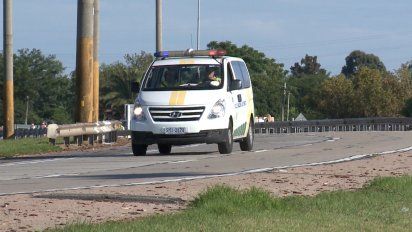 accidente en ruta 5: hombre murio tras chocar una columna