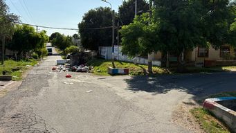 Foto: Mª. Eugenia Scognamiglio, Subrayado. Escena del homicidio en el barrio Maracaná.