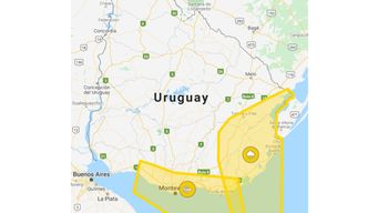 doble alerta amarilla por lluvias y vientos fuertes de hasta 75 km/hora