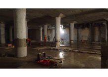 Construyen tanque subterráneo en ex Terminal Goes para aliviar inundaciones