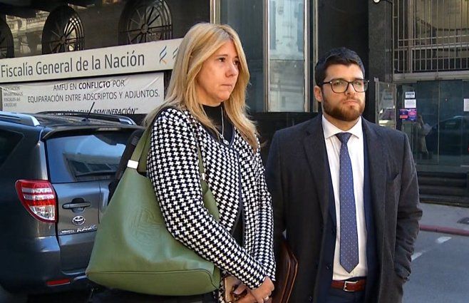 Abogados del sindicato policial, Yenifer Izquierdo y Pablo Pisciottano; defenderán a Fabricio Ríos.