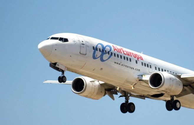 Foto: AFP. Vuelo de Air Europa.