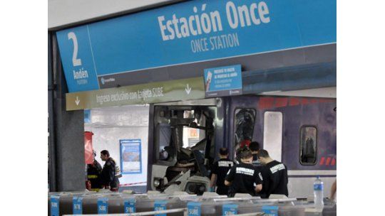 Así fue el accidente de tren en la línea Sarmiento de Bs. As.