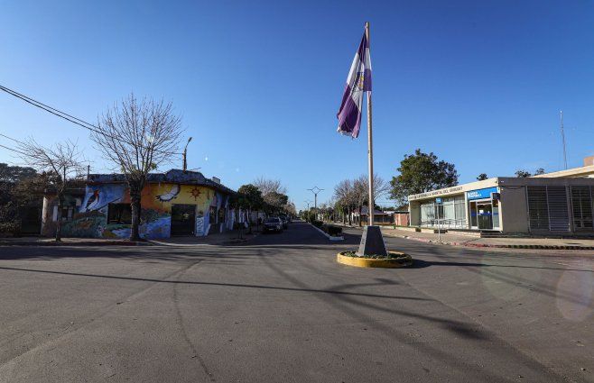 Foto: FocoUy. San Javier, ubicado en Río Negro, a orillas del Río Uruguay.