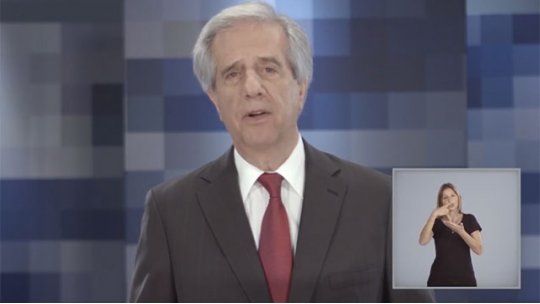 Tabaré Vázquez cadena de Tv