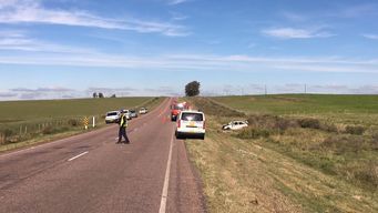 murio hombre de 55 anos luego de que su auto despisto en ruta 8 de cerro largo; investigan causa