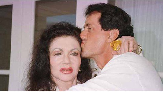 silvester stallone y madre