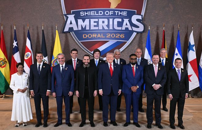 AFP__20260307__A2CH4F3__v2__HighRes__TrumpHostsAlignedLatinAmericanLeadersAtInternat