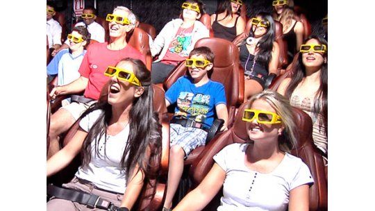 El cine 6D ya se puede ver en Portones Shopping y Punta del Este