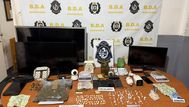 Detuvieron a ocho personas en un operativo por venta de drogas y recepción de objetos hurtados