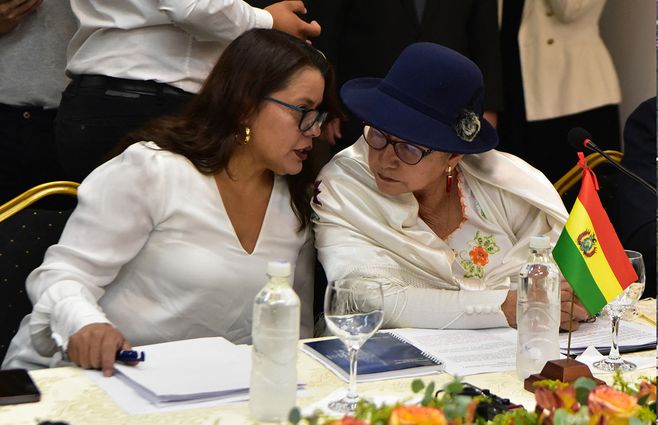 Celinda Sosa, canciller de Bolivia