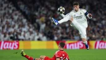 Valverde fue el mejor del Real Madrid con dos asistencias. Foto: AFP