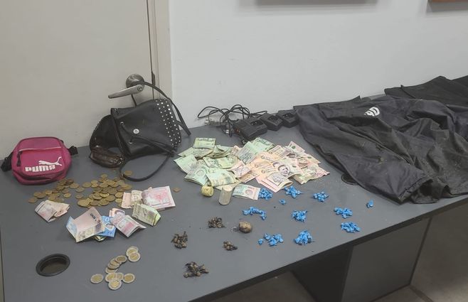 Foto cedida a Subrayado. Parte de lo incautado en Villa Española este miércoles.