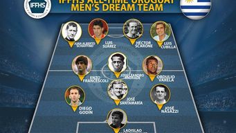 el 11 ideal historico de uruguay, segun organismo internacional del futbol