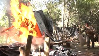 policia paraguaya inicio procedimiento antidrogas en la frontera con brasil