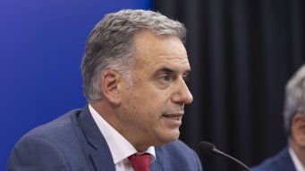 Conferencia de prensa de Orsi en Presidencia.&nbsp;