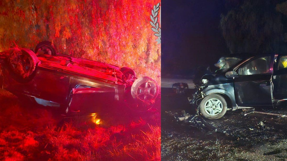 Un muerto y tres heridos en choque frontal en ruta 3 a la altura de ...