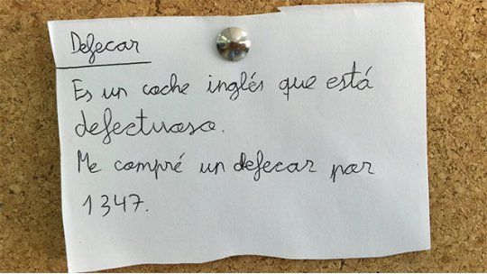 defecar