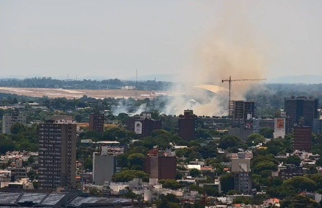 Foto: Subrayado. Imagen desde la torre de Canal 10, ubicada en Palermo.