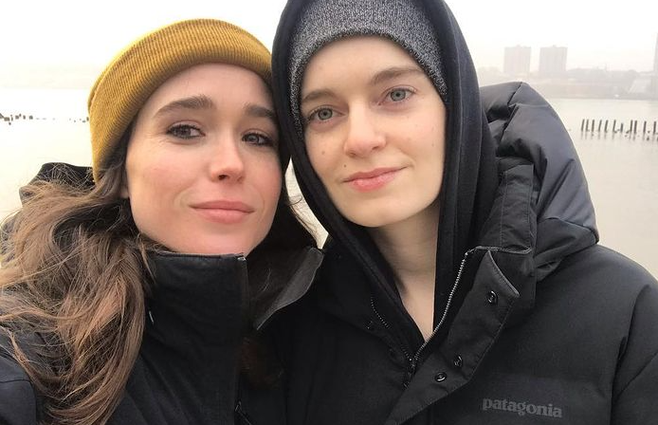 Elliot Page y su esposa desde 2014, Emma Portner