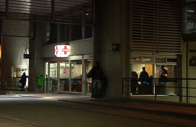 Foto: Subrayado. Emergencia del Hospital Policial.