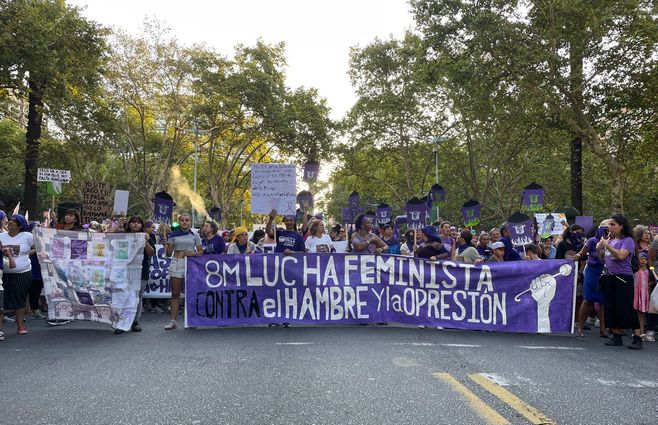 La marcha 8M 2023. Foto: Magdalena Correa