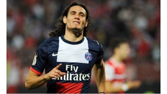 Cavani marcó su primer gol en el Paris Saint Germain