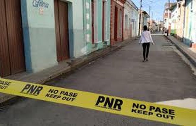 Cintas amarillas en Los Sitios, el barrio cubano cercado por Covid-19