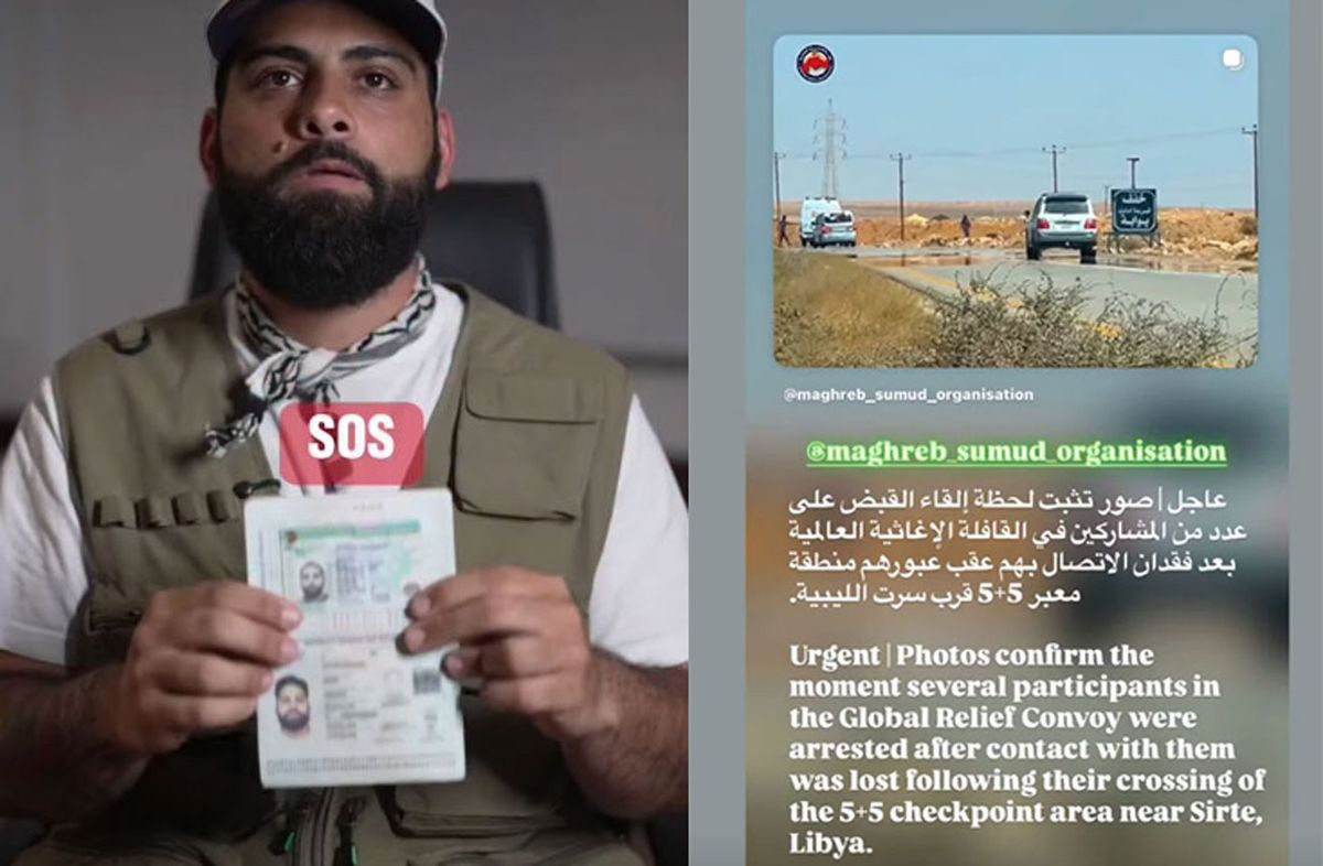 Uruguayo que iba en convoy hacia Gaza fue detenido en Libia; "la situación no es nada sencilla", dice Cancillería