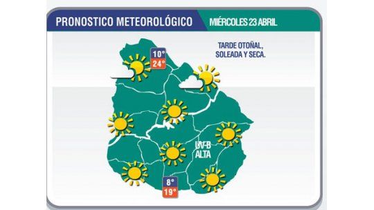 Miércoles fresco y libre de lluvias; máxima de 19 grados