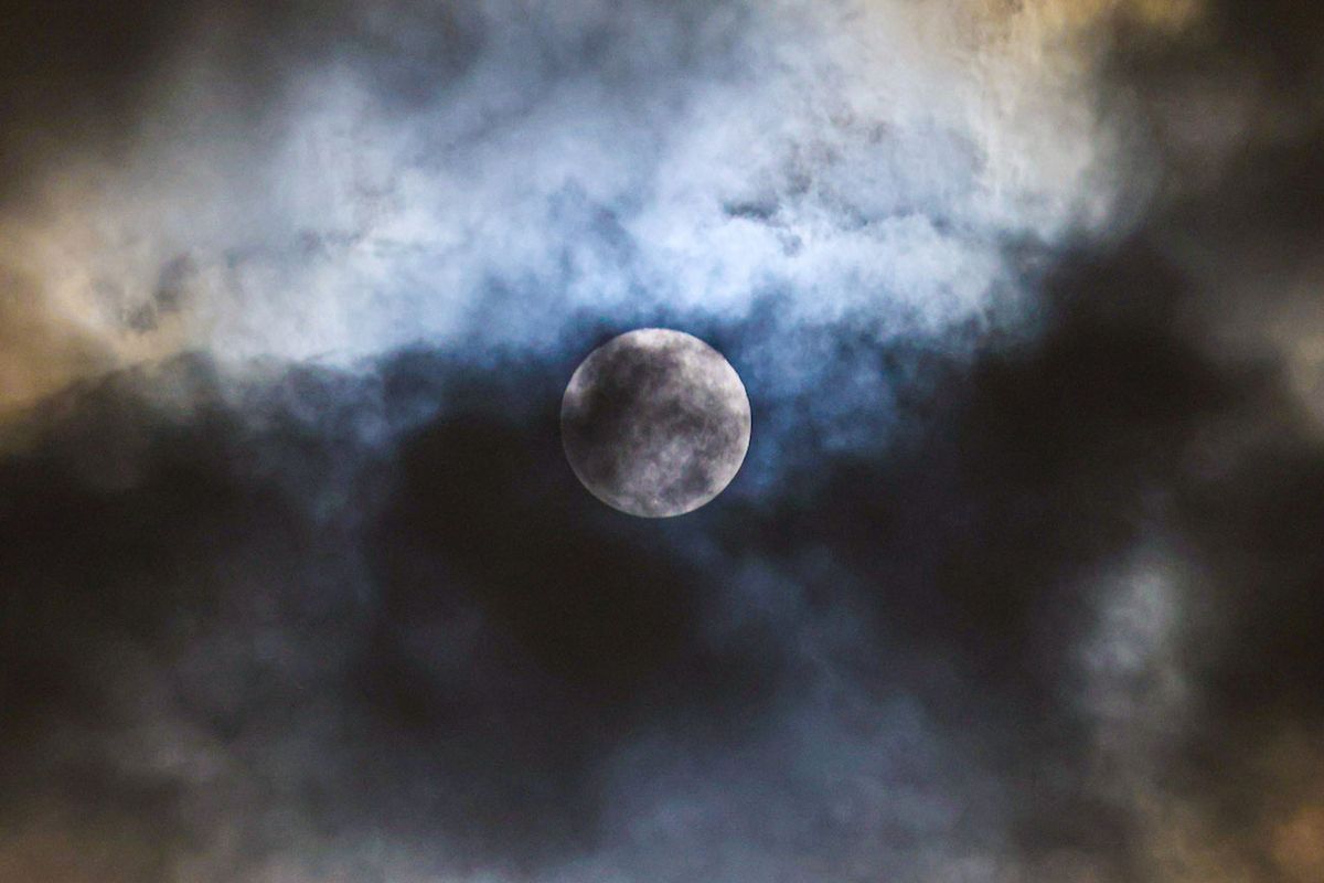 Luna llena. 5 de noviembre. Foto: FocoUy.