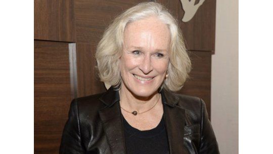 La actriz estadounidense Glenn Close en Montevideo