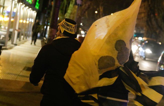 Foto: FocoUy. Interior indicó que se realizaron disparos de munición no letal (solo ruido).