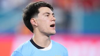 Facundo Pellistri. Foto: AFP