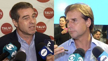 talvi y lacalle pou lideran la intencion de voto en sus partidos