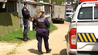 Foto: Subrayado. Escena del homicidio en Piedras Blancas este miércoles.