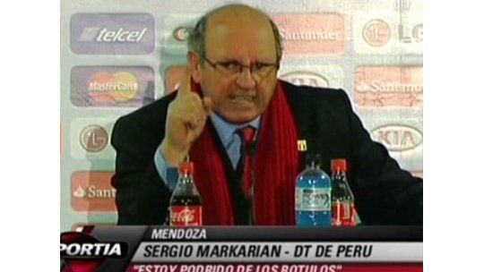 Markarián furioso ante la prensa: me tienen podrido, dijo