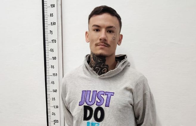 Foto cedida a Subrayado. Reiller Gabriel Da Silva Rivarola, preso fugado en Tacuarembó.