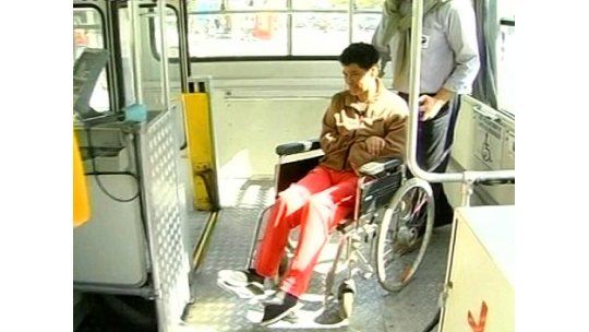 Cancelan líneas de ómnibus especiales para discapacitados