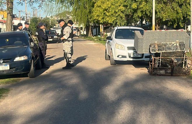 Escena del triple homicidio en Casabó el 3 de octubre de 2025.