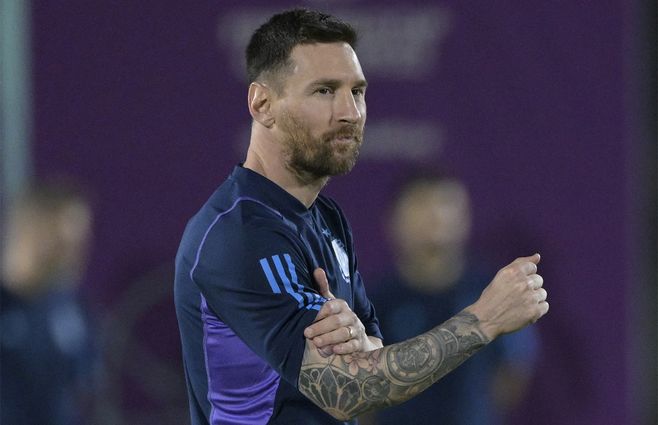 Messi con la Selección Argentina. Foto: AFP.