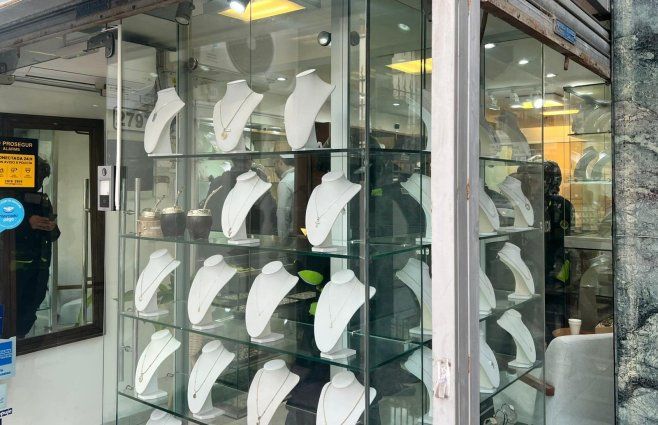 Foto: Subrayado. La joyería ya había sido robada en diciembre de 2024.