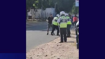 fue condenado el hombre que agredio a inspectores; debera cumplir arresto domiciliario