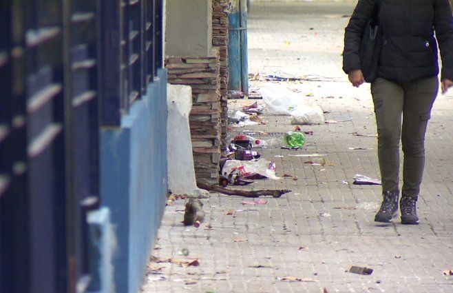 Foto: Subrayado. Los incidentes ocurrieron en la madrugada del martes, en la sede de Nacional.