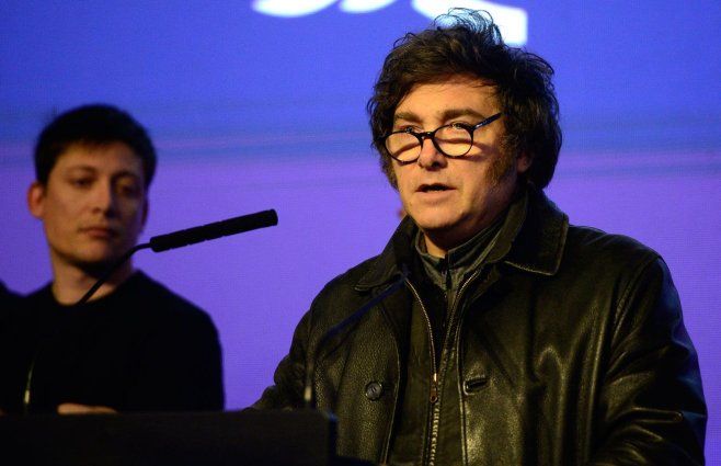 Javier Milei reconoció la derrota. Foto: AFP
