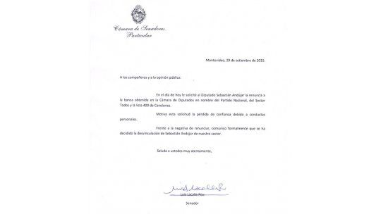 carta lacalle