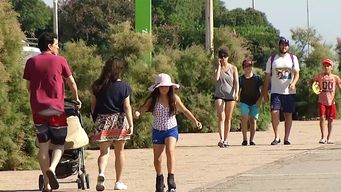sabado con temperaturas de verano; domingo con tormentas, lluvias y bajas sensaciones termicas