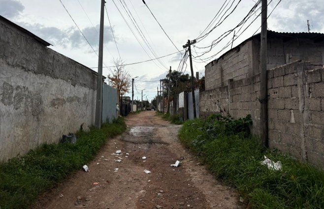 Foto: Subrayado. Pasaje donde ocurrió el homicidio en Piedras Blancas.