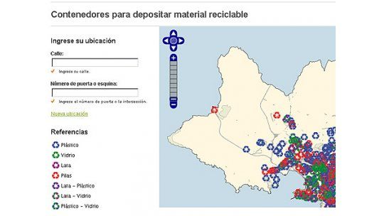 Aplicación permite localizar contenedores de material reciclable